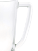 2.75 Quarts Designer Oval Halo Rainbow Acrylic Pitcher with Lid, Crystal Clear Break Resistant Premium Acrylic Pitcher for All Purpose BPA Free