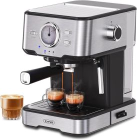 Gevi Espresso Machine High Pressure, Compact Espresso Makers with Milk Frother Steam Wand, Professional Coffee, Macchiato Maker