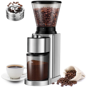 Coffee Grinder, Electric, Anti-static Coffee Bean Grinder with 48 Grind Settings for Home Use, Coffee Bean Grinder