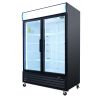 ORIKOOL Commercial Double Glass Door Merchandiser Freezer 1266L Restaurant Freezer ETL Commercial Freezers