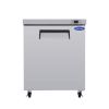 ORIKOOL Commercial 29" Undercounter Refrigerator 6.7 Cu. Ft. Single Door Stainless Steel Commercial Refrigerator