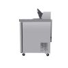 ORIKOOL Commercial 93" Triple Door Stainless Steel Refrigerated Salad Pizza Prep Table Commercial Refrigerator Restaurant Refrigerator ETL Certificati