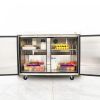 ORIKOOL Commercial 48" Undercounter Freezer 11.1 Cu. Ft. Double Door Stainless Steel Commercial Freezer