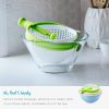 Salad Spinner, Scratch Resistant Spinning Colander