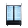 ORIKOOL Commercial Double Glass Door Merchandiser Freezer 1266L Restaurant Freezer ETL Commercial Freezers