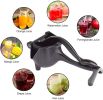 Manual Citrus Juicer; Hand Press Lemon Squeezer; Heavy Duty Juice Metal Aluminum Alloy Squeezer