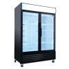 ORIKOOL Commercial Double Glass Door Merchandiser Freezer 1266L Restaurant Freezer ETL Commercial Freezers