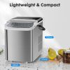 Small Portable Home Use Ice Maker,Silver