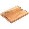 Chopping Board 15.7"x11.8"x1.6" Solid Wood Acacia