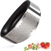 Garlic Press Rocker;  Stainless Steel Garlic Crusher Chopper Mincer Squeezer