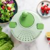 Vegetable Fruit or Salad Useful Multifunctional Household Quick Dryer Basket Shaker Plastic Kitchen Tool Spinner