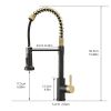 New Single Handle Pull-Down Sprayer Kitchen Faucet